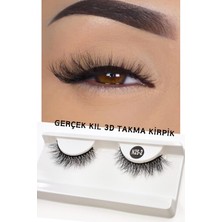 Valor Ruby Face Doğal Görünümlü Gerçek Kıl Tam Boy Ipek Takma Kirpik (1 Çift) - Mink Eyelash No: N25-2