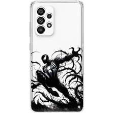 Moonset Samsung Galaxy A32 Uyumlu Baskılı Yumuşak Silikon Şeffaf Telefon Kılıfı