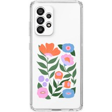 Moonset Samsung Galaxy M14 Uyumlu Baskılı Yumuşak Silikon Şeffaf Telefon Kılıfı