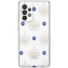 Moonset Samsung Galaxy M14 Uyumlu Baskılı Yumuşak Silikon Şeffaf Telefon Kılıfı