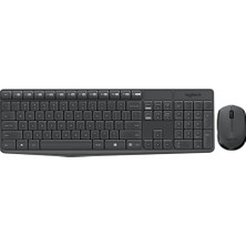 Solmazlar Online Logitech MK235 Q Kablosuz USB Siyah Multimedya Klavye/mouse Set 920-007925