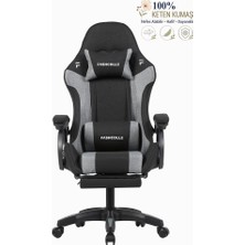 Fashcolle Dynamic Air Kumaş Grey Masajlı Oyuncu Koltuğu