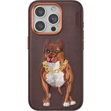 Aconcept Venco Iphone 14 Pro Max Perma Desenli Kapak - Kahverengi