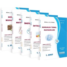 Egem Aöf 1. Sınıf Dış Ticaret Güz Dönemi 1. Yarıyıl Konu Anlatımlı Soru Bankası (Set)