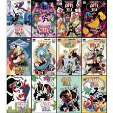 Marmara Çizgi Çifte Bela 12 Li Türkçe Fasikül Set Thor - Loki - Venom - Spider-Man