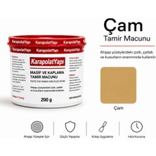 Karapolat Yapı Çam Tamir Macunu Mobilya Ahşap Parke Duvar Tamir Macunu Çok Amaçlı Tamir Dolgusu