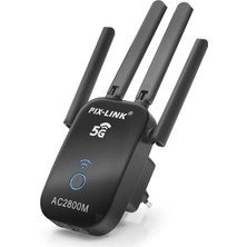 Uslucan Alışveriş Wifi Repeater / Router / Ap AC2800 Dual Band 5 Ghz - Siyah LV-AC27Q