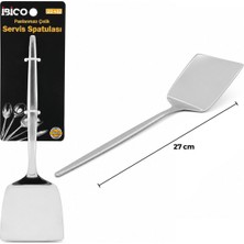 Runaway Paslanmaz Çelik Metal Servis Spatulası 27 cm - Krom Kaplama