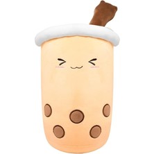 Mey İthalat Miniso Sütlü Çay Peluş Yastık - Kahve