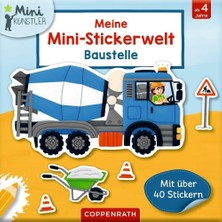 Mey İthalat Meine Mini-Stickerwelt - Baustelle: Mit Über 40 Stickern