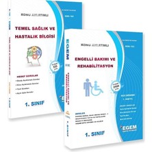 Egem Aöf 1. Sınıf Engelli Bakım ve  Rehabilitasyon Güz Dönemi 1. Yarıyıl Konu Anlatımlı Soru Bankası