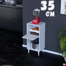 Eliusta Nova Çok Amaçlı Mutfak Modülü 35X87X32 cm Kiler Dolabı Ekmeklik ve Mutfak Düzenleyici