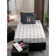 Taç Out Zorluteks Beşiktaş Bjk Tek Kişilik Pamuk Lastikli Çarşaf Seti 2 Parça