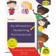 Mey İthalat 9.25 x 7.5 Inch Handwriting Practice Paper Notebook With Bee Inspirations And Coloring Sheets For Grades K-3