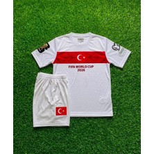 Breathless Türkiye Fifa 2026 Dünya Kupası Isimsiz Çocuk Forması (White)