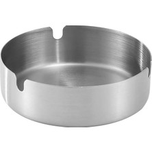 Mey İthalat Çelik 10CM. Büyük Boy Kafe Restaurant Lokanta Yuvarlak Kül Tablası Küllük CIN545
