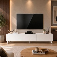 ED PET DİZAYN GLOBAL MARKETİNG Tv Sehpa & Ünitesi Beyaz