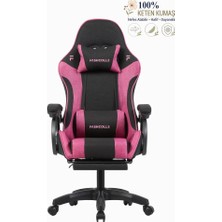 Fashcolle Dynamic Air Kumaş Pink Masajlı Oyuncu Koltuğu