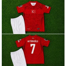Breathless Türkiye Fifa 2026 Dünya Kupası Kerem Aktürkoğlu Çocuk Forması 2'li Set (Red)