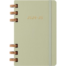 Mey İthalat Moleskine Academic Monthly Planner 2024-25, 12 Aylık Haftalık ve Aylık Planlayıcı, Yumuşak Kapaklı Üniversite Planlayıcısı, Renkli Crush Kivi, Geniş Format 15 x 21 cm