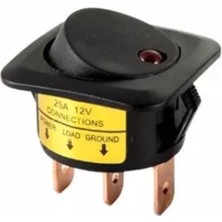 Mey İthalat Sanec IC-132D Ledli On-Off Anahtar 25A