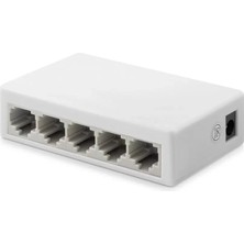 Uslucan Alışveriş Ethernet Switch 5 Port 10/100 Mbps - Beyaz HDX1344