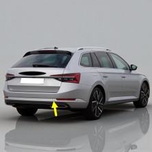 Mey İthalat Arka Tampon Çeki Demiri Kapağı 3V5807441 Skoda Superb Combi ile Uyumlu 2020-2023