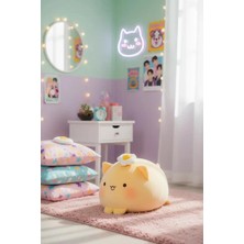 Mey İthalat Miniso Lisanslı Soft Fufu Koleksiyonu Sarı Kedi Peluş Oyuncak, 2023088210107