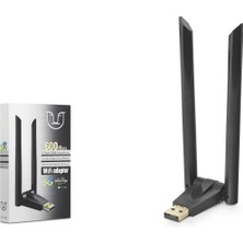 Uslucan Alışveriş USB Wifi Adaptör 600 Mbps Ac Dual Band W166