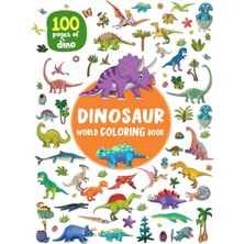Mey İthalat Independently Published Coloring Time In Dinosaures World: 50 Cute And Fun Dino To Color For Preschoolers, For Toddlers, Gift For Boys & Girls From Ages 2-6
