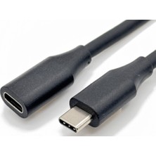 EBG Elektronik 1.5 Metre Usb3.2 Type C 3.1 4K 10GBPS 60W Pvc Kablo Erkekten Dişiye Uzatma 4K 60hz 16 Çekirdekli Bakır Kablo