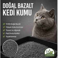 PAYAM44 Doğal Bazalt Mineral Kedi Kumu 1-3 mm 10 kg – Yıkanmış Elenmiş Katkısız Taş Granül