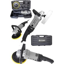 Mey İthalat Steiner Alman 2800 Watt Profesyonel 6 Kademe Devir Ayarlı Sjs Metal Şanzıman Pasta Cila Polisaj Makinesi