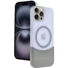 Aesco Joko Apple Iphone 15 Pro Max Velar Magsafe Kapak - Natural Grey