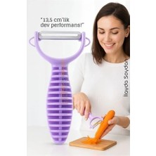 Gees Global 13,5 cm Ergonomik Sebze Soyacağı – Renkli Tasarım, Paslanmaz Bıçaklı, Konforlu Kullanım 722