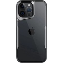 Aesco Apple iPhone 16 Pro Max Kılıf Boyi Silikon Kapak - Titan Gri