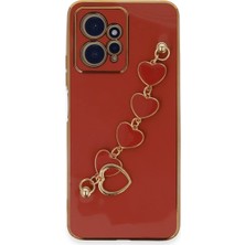 Aesco Xiaomi Redmi Note 12 4g Kılıf Esila Silikon - Kırmızı