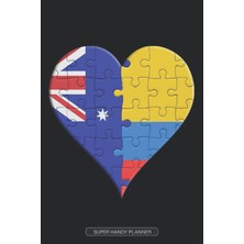 Mey İthalat Planner: Australian Colombian Flag United Heart Jigsaw Puzzle Flags Of Australia Colombia