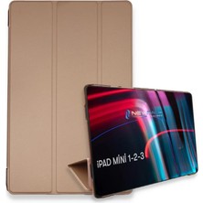 Aesco Apple iPad Mini 3 Kılıf Tablet Smart Kılıf - Rose Gold