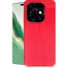 Aesco Tecno Spark Go 2024 Kılıf Auto Focus Kapak - Kırmızı