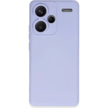 Aesco Xiaomi Redmi Note 13 Pro Plus Kılıf Nano Içi Kadife Silikon - Lila