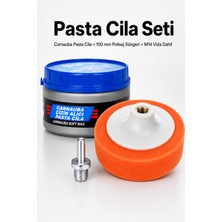 ByKurt Pasta Cila Seti Çizik Alıcı 150 mm Sünger ve M14 Vida