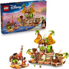 Mey İthalat LEGO ǀ Disney Moana 2 Kakamora Gemisi 43258-7 Yaş ve Üzeri Disney Hayranı Çocuklar Için Hazine Sandığı ve Gemi Içeren Yaratıcı Oyuncak Yapım Seti, Doğum Günü Hediyesi (572 Parça)