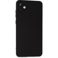 Aesco Samsung Galaxy A05 Kılıf Nano Içi Kadife Silikon - Siyah