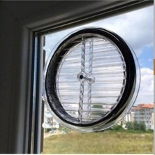 Mey İthalat Mks Şeffaf Doğalgaz Cam Menfez Havalandırma Kapağı, Şeffaf