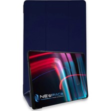 Aesco Samsung Galaxy T220 Tab A7 Lite 8.7 Kılıf Tablet Smart Kılıf - Lacivert