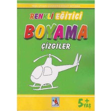 Nurdan /renkli Eğitici Boyama-5+Yaş Çizgiler (Yeni)