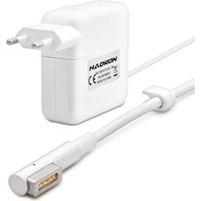 Uslucan Alışveriş Laptop Adaptörü 60W 16.5V 3.65A L Tip Beyaz HD796
