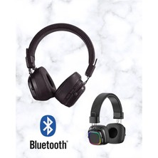 Semel Kablosuz Rgb Işıklı Katlanabilir Bluetooth Kulak Üstü Kulaklık