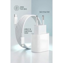 Rio Battery Solgun Iphone 11 Pro Max Uyumlu 20W Hızlı Şarj Aleti Adaptör + Kablo (1m)